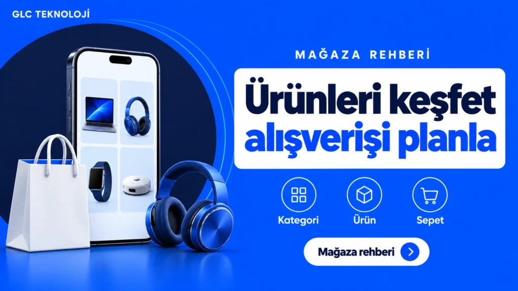 GLC Teknoloji Mağaza Rehberi: Ürünler ve Alışveriş Adımları