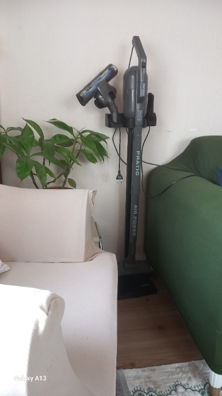 Fantom Pratic Aır Power P 1250 Antrasit Torbasız Dönebilen Turbo Başlıklı Dikey Süpürge