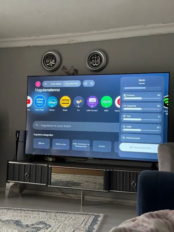Onvo 55VQ90F3UA 55” 140 Ekran Uydu Alıcılı 4K Ultra HD Google Smart QLED TV