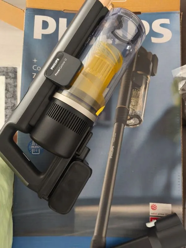 Philips 7000 Serisi Aqua 25.2 V Kablosuz Dik Süpürge, PowerCyclone 12, 80 dk’ya Kadar Kullanım, XC7153/10