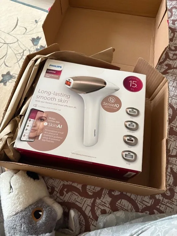 Philips Lumea 9900 Serisi BRI951/03 IPL Tüy Alma Cihazı Pembe SkinAI Özellikli Kablosuz Kullanım