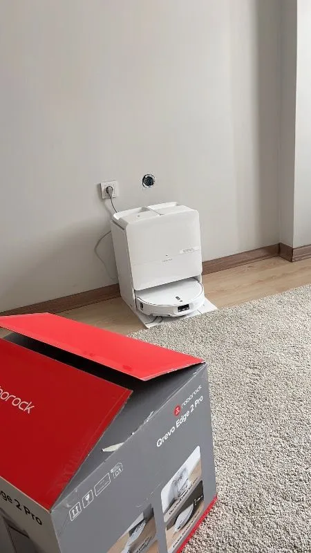 Roborock Qrevo Edge 2 Pro Akıllı Robot Süpürge 25.000 Pa Beyaz Sert Zemin İçin Akıllı Kontrol