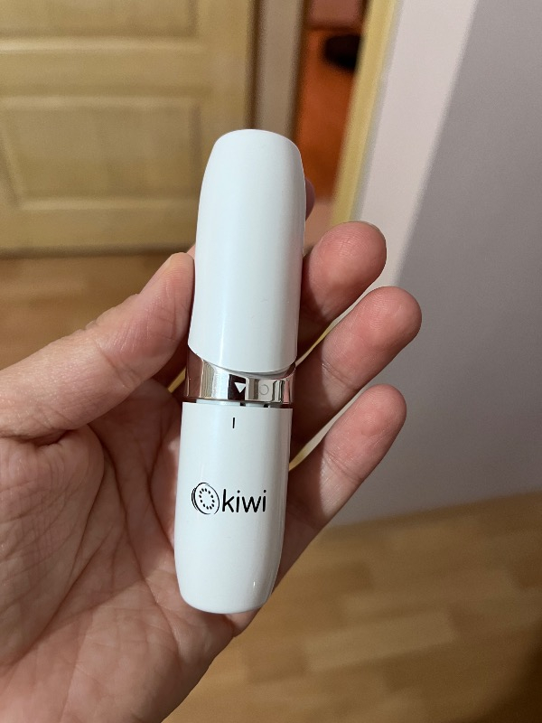 Kiwi KEP-6816 Otomatik Işıklı Cımbız Epilasyon Cihazı Beyaz Renk Hassas Bölgeler İçin Kablosuz Kullanım