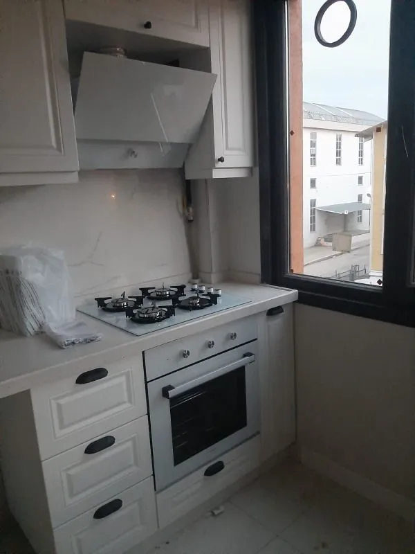 KUMTEL Dizayn Beyaz Cam Ankastre Set