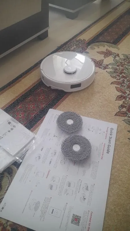 Roborock Qrevo Edge 5V1 Akıllı Robot Süpürge – Beyaz
