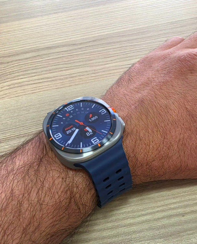Samsung Galaxy Watch Ultra 2025 47MM Akıllı Saat Titanyum Mavi