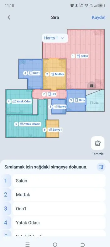 ECOVACS DEEBOT Robot Süpürge ve Paspas, 30.000 Pa Emiş Gücü, OZMO Roller 3.0, Triple Lift Teknolojisi, TruePass 4WD Engelleri Aşma, Akıllı Navigasyon, Temiz Su ile Basınçlı Yıkama
