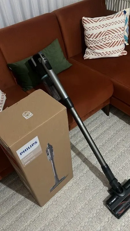 Philips 8000 Serisi Aqua Plus Kablosuz Dik Süpürge, 25,2 V, 80 dk’ya kadar Çalışma Süresi, PrecisionPower Başlık, Aqua Plus Başlık, XC8053/01