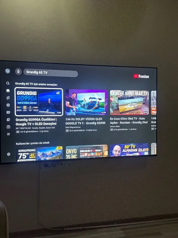 Grundig 75 GKU 700 75” 190 Ekran Uydu Alıcılı 4K Ultra HD Smart Google TV