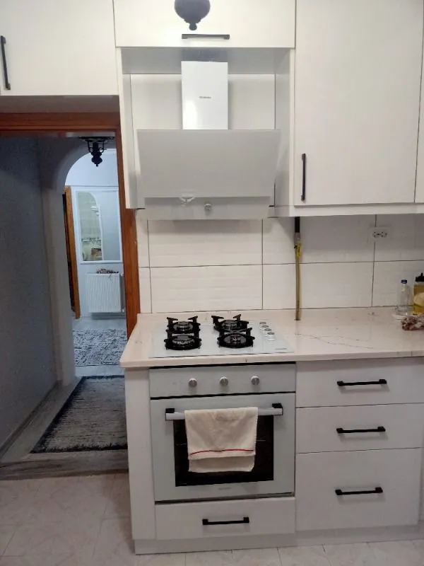 Kumtel 2’li Beyaz Cam Ankastre Set