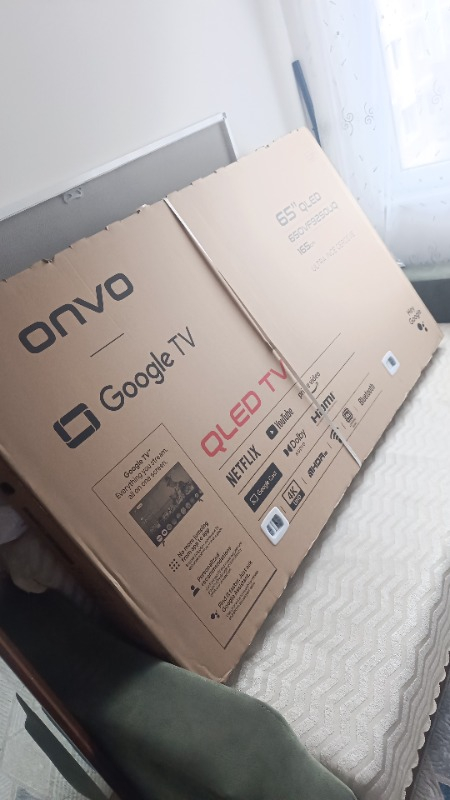 Onvo 55OVF9001UQ 55’’ 140 Ekran Uydu Alıcılı 4K Ultra HD QLED Google Smart TV
