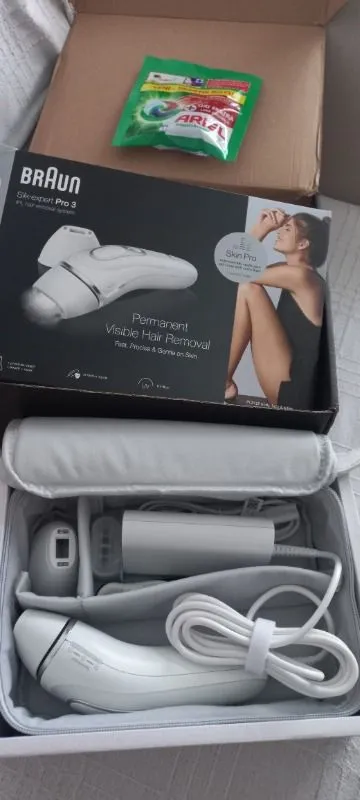 Braun Ipl Silk·expert Pro 3, Evde Tüy Alma, Çanta, Venus Tıraş Makinesi, 2 Başlık Ile, PL3122