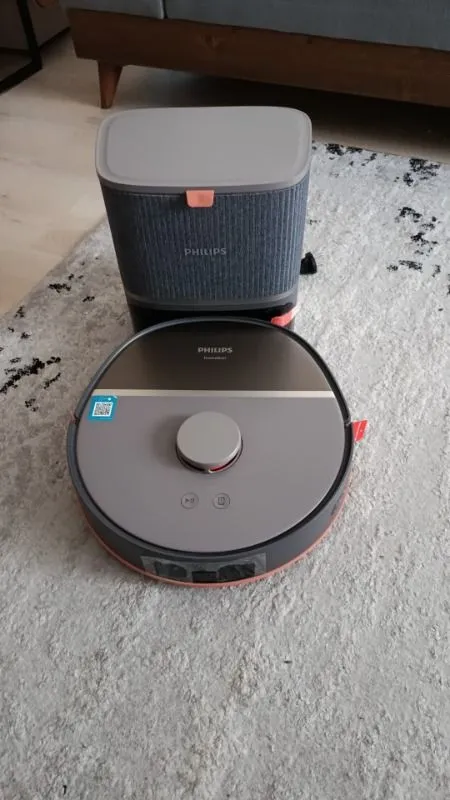 Philips 5000 Serisi Islak Kuru Robot Süpürge, Yüksek Emiş Gücü, Uzun Çalışma Süresi, HomeRun, Otomatik Boşaltma İstasyonu, Gri, XU5100/10