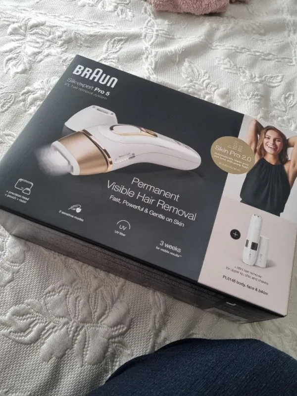 Braun Ipl Silk·expert Pro 5, Evde Tüy Alma, Çanta, Venus Tıraş Makinesi, 2 Başlık Ile, PL5146