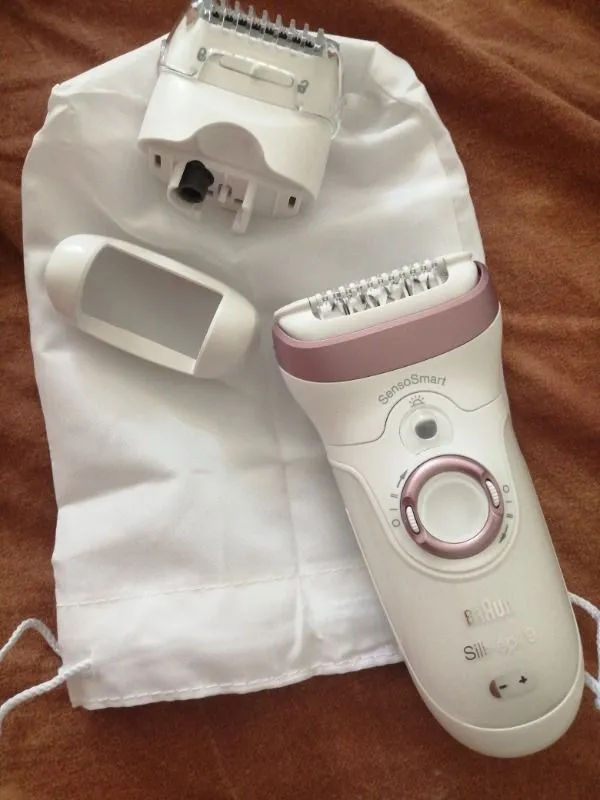 Braun Silk-épil 9 9720 SensoSmart Kablosuz Islak & Kuru Epilatör 4 Ek Parçalı Yıkanabilir Başlık