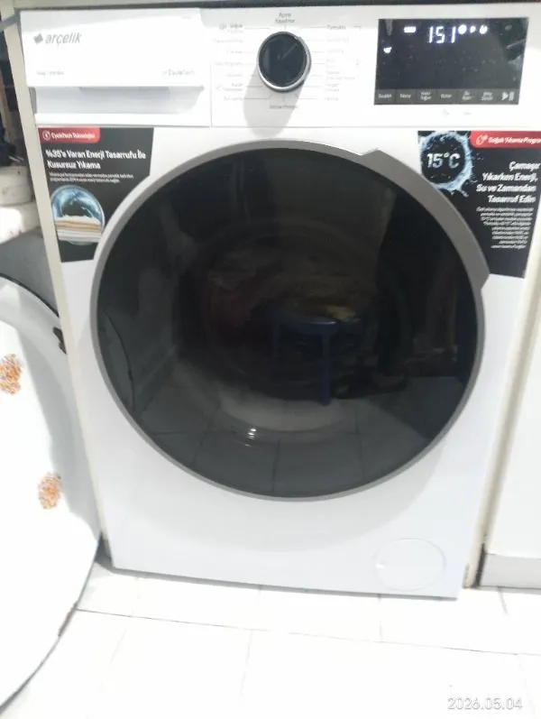 Arçelik 10 Kg Yıkama Kapasiteli Çamaşır Makinesi B Enerji Sınıfı 1200 Devir Hızı