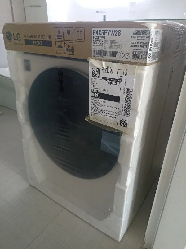 Lg F4X5EYW28 A Enerji Sınıfı 11 kg 1400 Devir Çamaşır Makinesi Beyaz