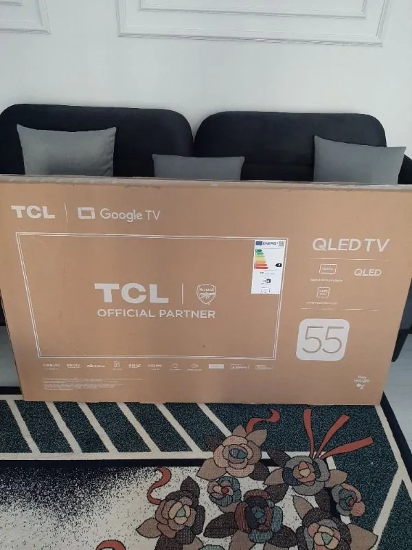 TCL 55P8K 55” 139 Ekran Uydu Alıcılı 4K Ultra HD QLED Google TV