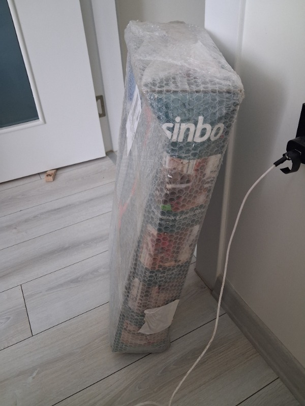 Sinbo SVC-8642 Kablosuz Dikey Şarjlı Süpürge 22.2V Bldc Motor LED Işıklı Turbo Başlık 1l Toz Hazneli