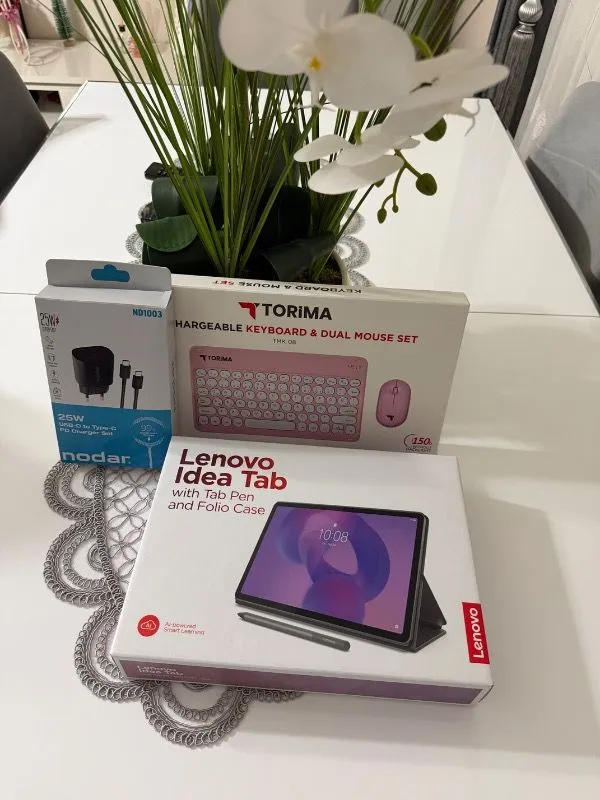 Lenovo Idea Tab 8GB 128GB 11″ TABLET+KALEM+KILIF+KLAVYE+MOUSE+ŞARJ BAŞLIK
