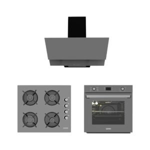 Alveus Gri Cam Dijital/dokunmatik 3'lü Ankastre Set (F17-GLS640-MFA627) HBCV000028KL70