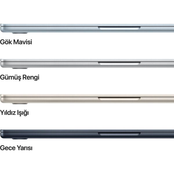 Apple MacBook Air M5 24GB 1TB SSD macOS 13″ Taşınabilir Bilgisayar Gece Yarısı MDHG4TU/A
