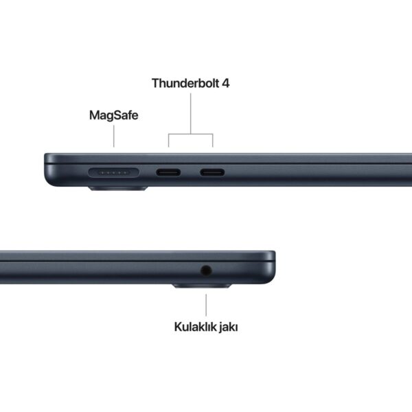 Apple MacBook Air M5 24GB 1TB SSD macOS 13″ Taşınabilir Bilgisayar Gece Yarısı MDHG4TU/A