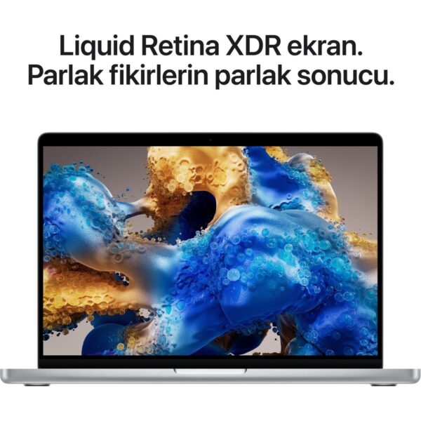 Apple MacBook Pro M5 Pro 24GB 1TB SSD macOS 14″ Taşınabilir Bilgisayar Gümüş MGDN4TU/A