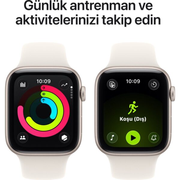 Apple Watch Se 3 Gps, 40 mm Yıldız ışığı Alüminyum kasa ve Yıldız ışığı Spor kordon – s/m