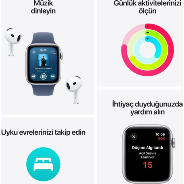 Apple Watch Se Gps + Cellular 40MM Aluminium Case With Sport Band – M/l