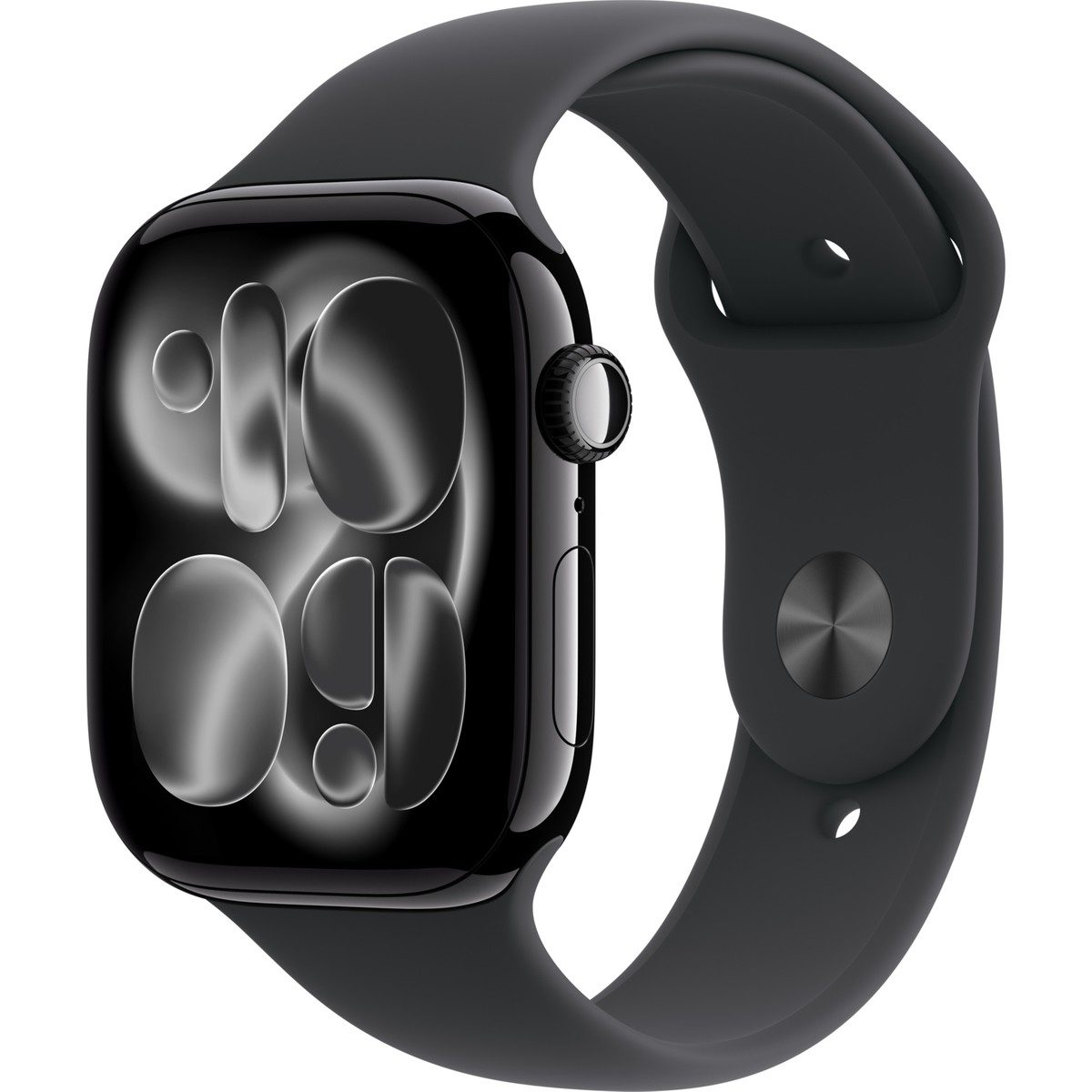 Apple Watch Series 11 Gps, 42 mm Alüminyum kasa ve Siyah Spor kordon - m/l Simsiyah