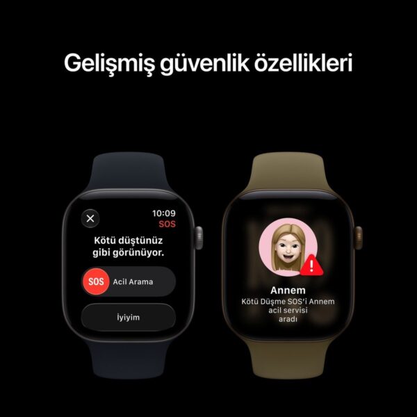 Apple Watch Series 12 Gps + Cellular, Alüminyum Kasa ve Spor Kordon – M/l