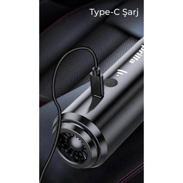 Aprilla AVC-4035 Şarjlı El Süpürgesi | 4 Başlık, Yıkanabilir Hepa Filtre, Type-C Şarj