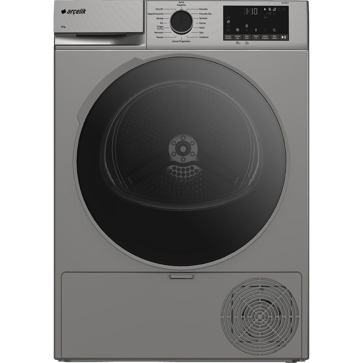 Arçelik 1001 KMX S 10 Kg Kurutma Makinesi HBCV00008KQ4SF