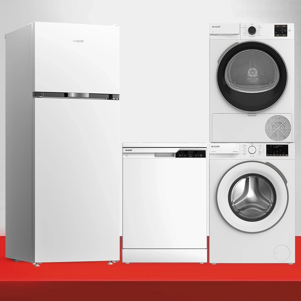 Arçelik Eko Beyaz Kurutmalı Paket( 570508 MB- A 600 B- 9120 TMX- 802 KMX)