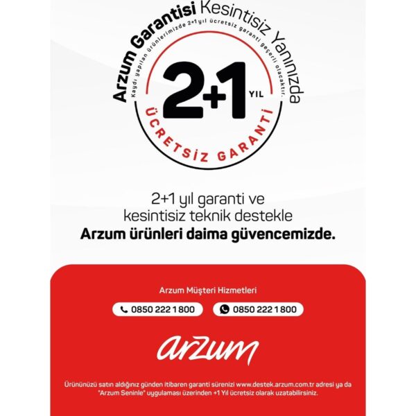 Arzum AR4075 Pronto Lux 2‘si 1 Arada Dikey Elektrikli Süpürge 800W, 1,5 L Toz Haznesi, Mürdüm