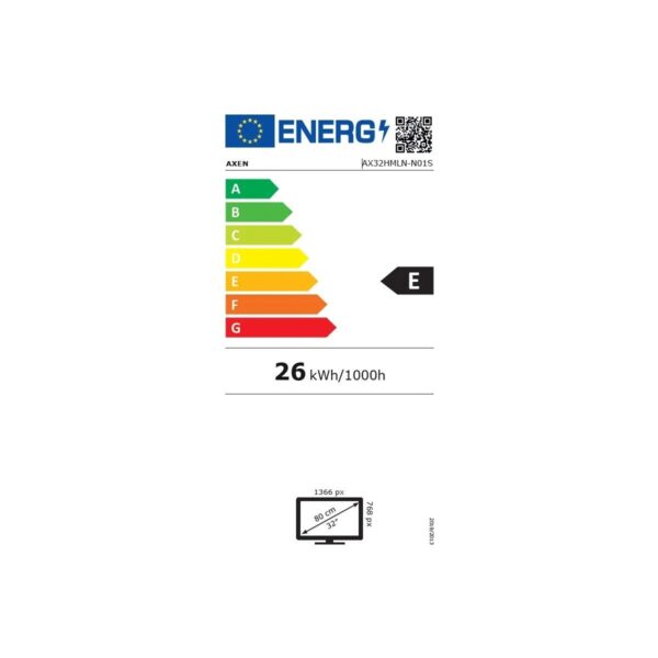 Axen AX32HMLN-N01S 32″ 80 Ekran Uydu Alıcılı HD Ready LED TV