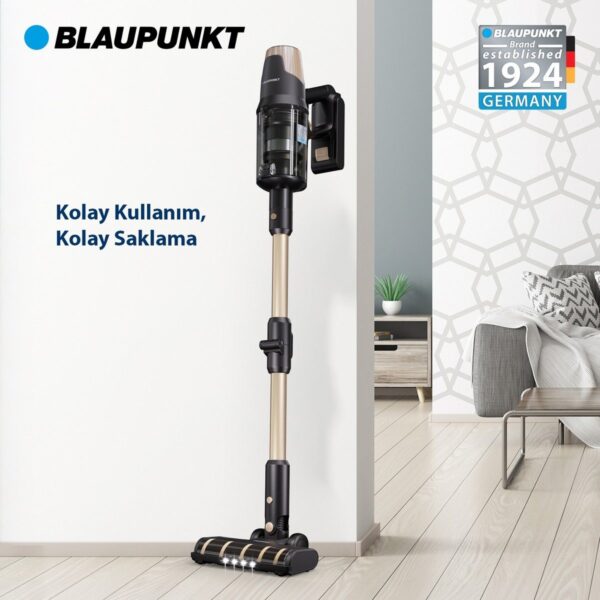 Blaupunkt A70 30.000Pa Güçlü Emişli Dikey Süpürge – 110 dk Uzun Pil | HEPA Filtre | 1 L Toz Haznesi