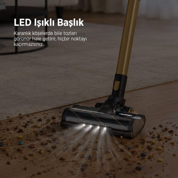 Blaupunkt Vacumaster A40 Dikey Şarjlı Süpürge 25.9 V HEPA Filtreli 0,75 lt Toz Haznesi ile Güçlü Temizlik