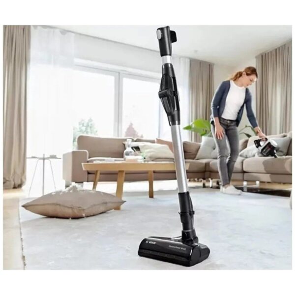 Bosch BCS711XXL Beyaz Şarjlı Dik Süpürge Unlimited 7 0,30 L Toz Haznesi ile Güçlü Temizlik