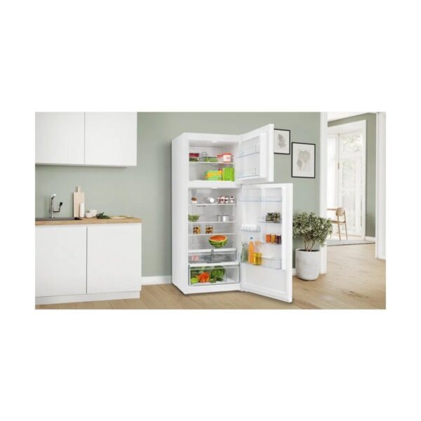 Bosch KDN76XWE1N Serie 4 Üstten 186 x 75 cm Beyaz Donduruculu Buzdolabı