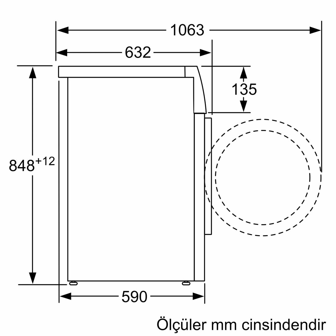 BOSCH WGK242ZXTR Serie 6 Çamaşır Makinesi 9 kg maks. 1200 dev./dak., Gümüş