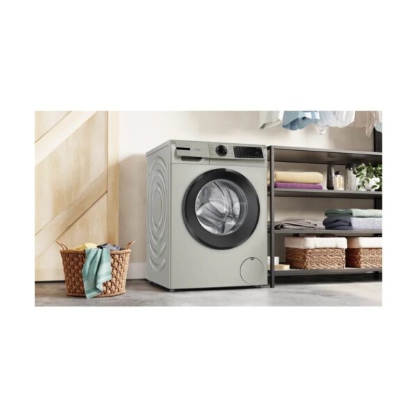 BOSCH WGK242ZXTR Serie 6 Çamaşır Makinesi 9 kg maks. 1200 dev./dak., Gümüş