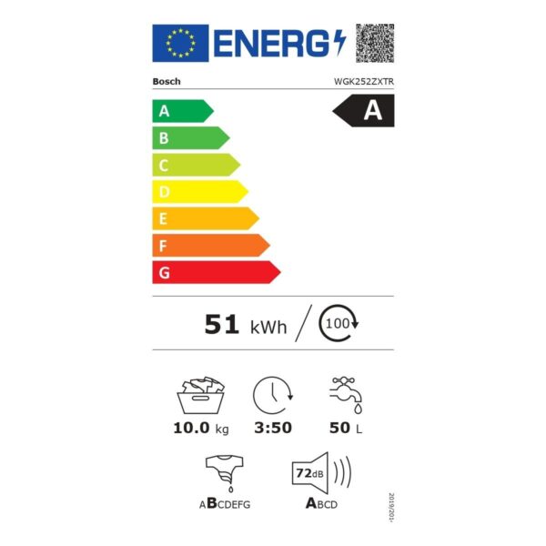 Bosch WGK252ZXTR Serie 6 10 kg Çamaşır Makinesi