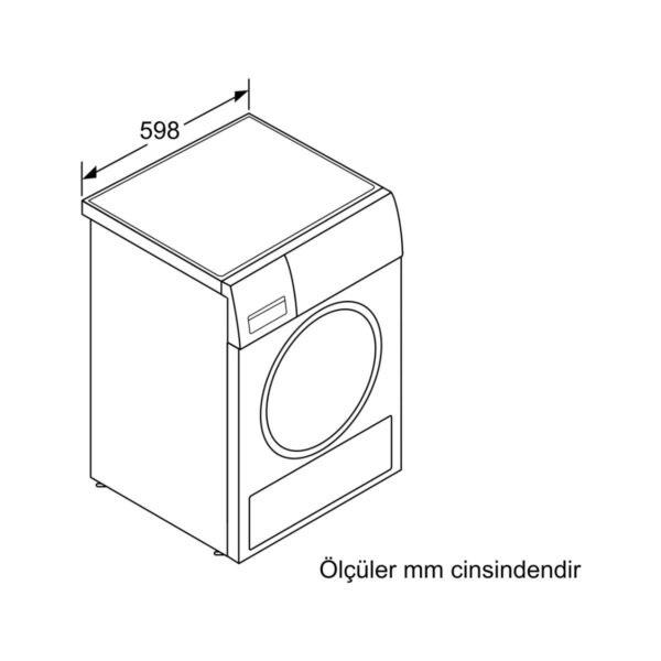 Bosch WQG241A0TR 9 kg Çamaşır Kurutma Makinesi