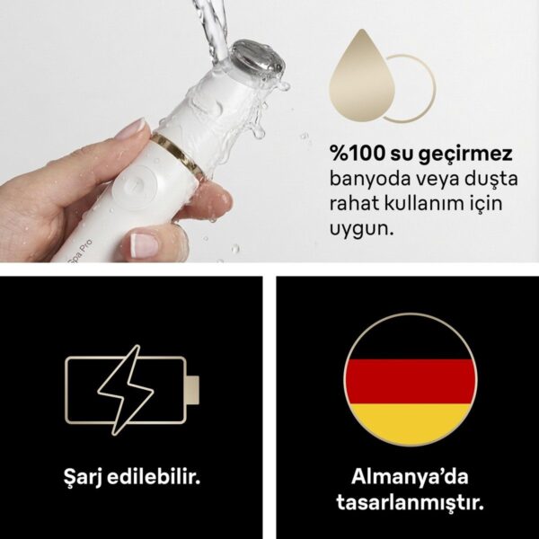 Braun Facespa Pro Yüz Epilatörü, + 3 Ekstra, 911