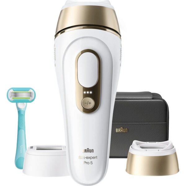 Braun Ipl Silk·expert Pro 5, Evde Lazerle Tüy Alma, Çanta, Gillette Venus, 2 Başlık, PL5251
