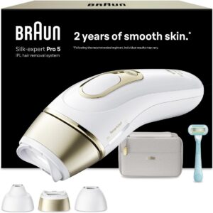 Braun IPL Silk·expert Pro 5, Evde Lazerle Tüy Alma, Çanta, Gillette Venus, 3 Başlık, PL5351 HBCV0000DYWB0M