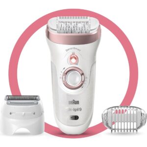 Braun Silk-épil 9 9720 SensoSmart Kablosuz Islak & Kuru Epilatör 4 Ek Parçalı Yıkanabilir Başlık HBV00000TA5RF