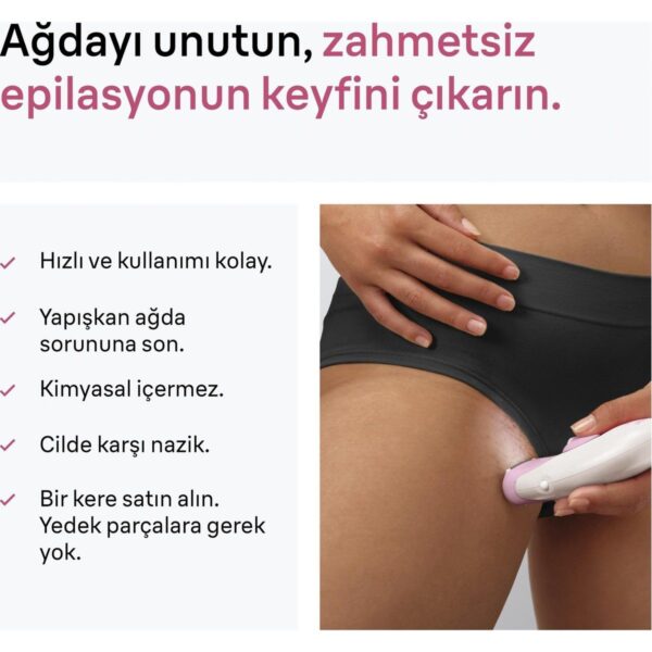 Braun Silk·épil 3 Kablolu Epilatör, Kalıcı Pürüzsüz Cilt, 3-000